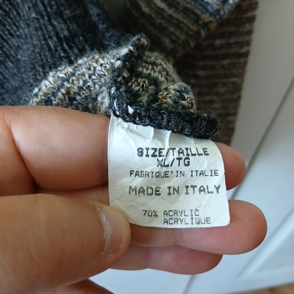 LYLE & SCOTT Vintage Men Crewneck Size XL 30% Wool Unisex Made In Italy - Picture 6 of 10